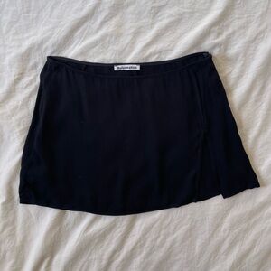 Reformation Kiara Side Slit Mini Skirt